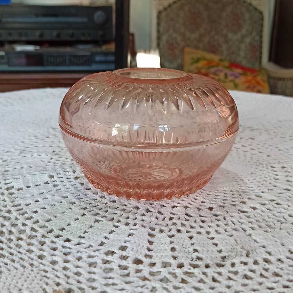 Tempat Mentega Kaca Eropa Vintage
