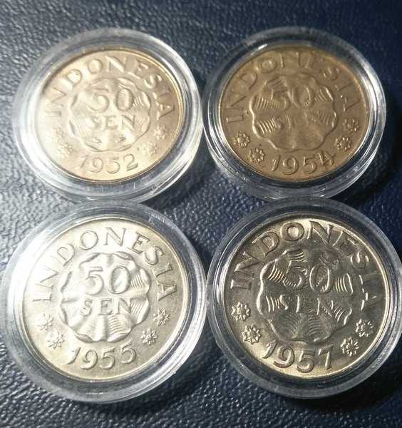 A 1635 Set Tahun Koin Dipanegara Kondisi Sesuai Gambar