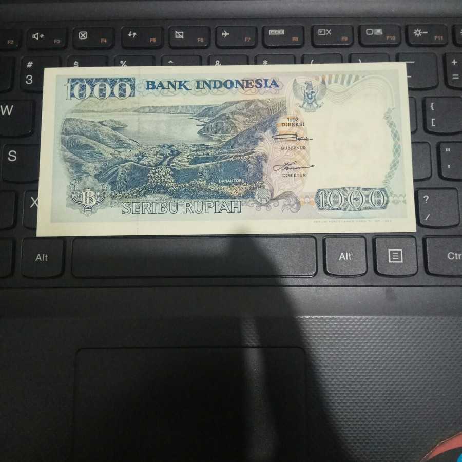uang kuno 1000 lompat batu tahun 1992