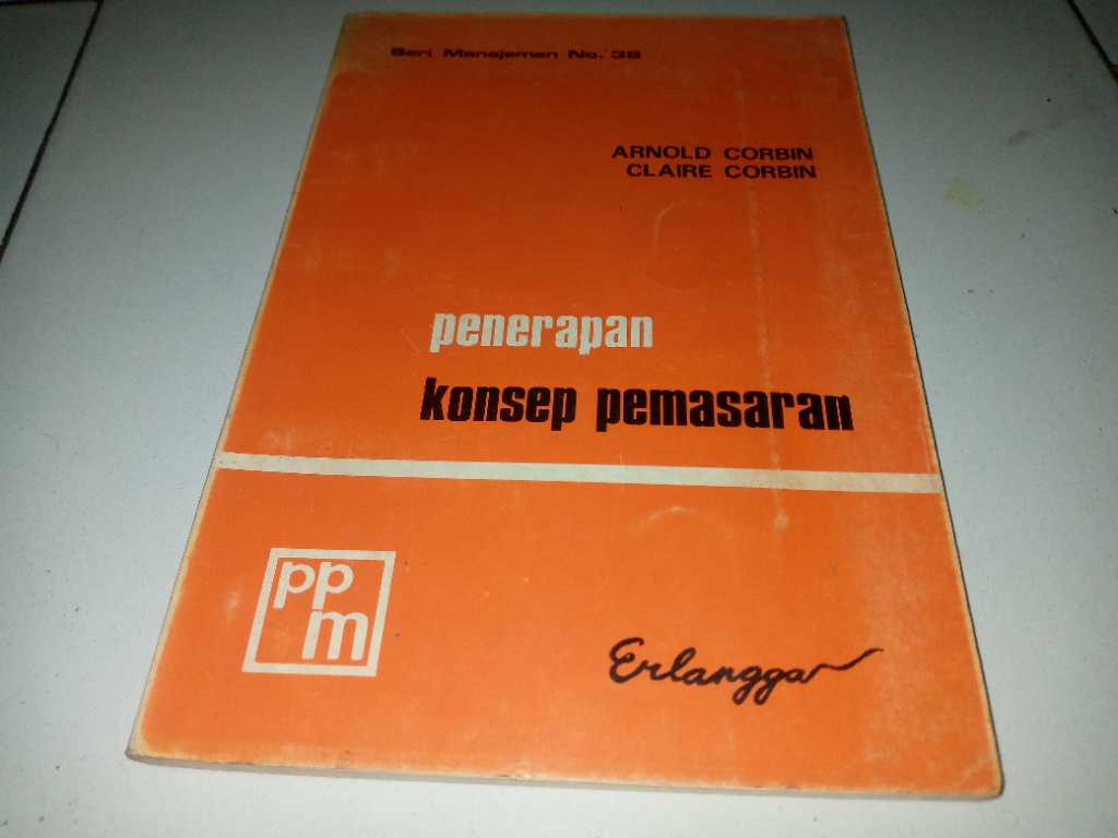 Buku PENERAPAN KONSEP PEMASARAN Penerbit ERLANGGA Tahun 1978