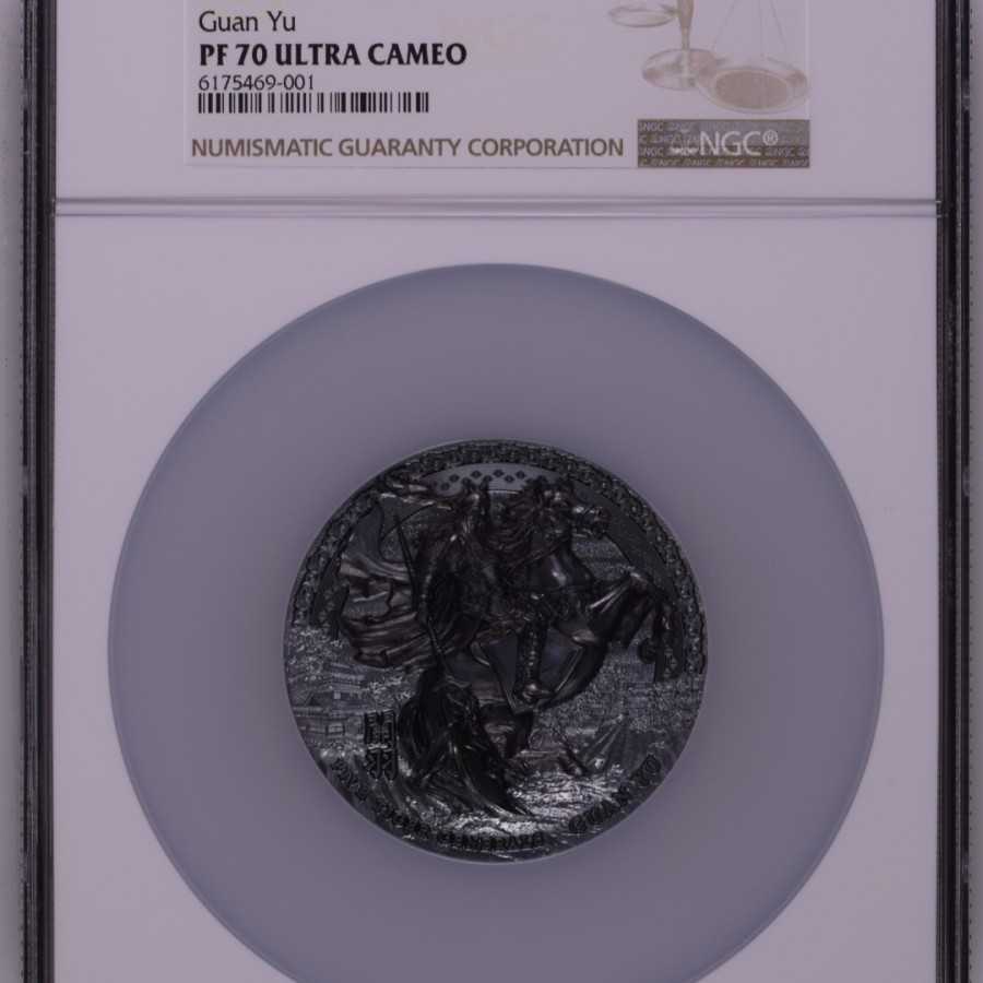 NGC PF 70 five tiger generals 2020 Niue $5 3oz Guan Yu silver koin
