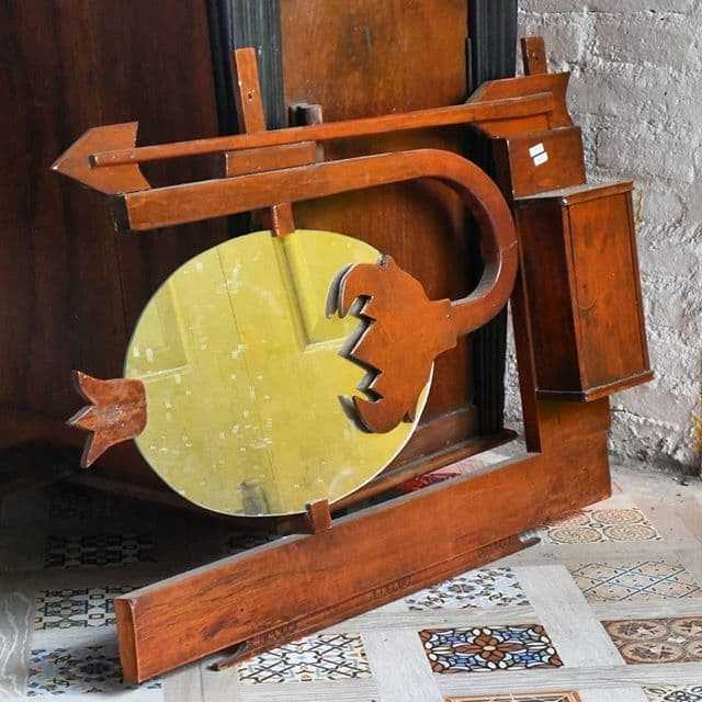 Cermin Kaca Kapstok Unik Klasik Kuno