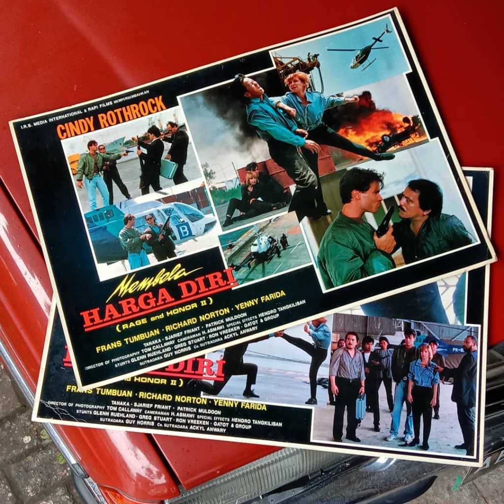 Flayer Film Membela Harga Diri 1992