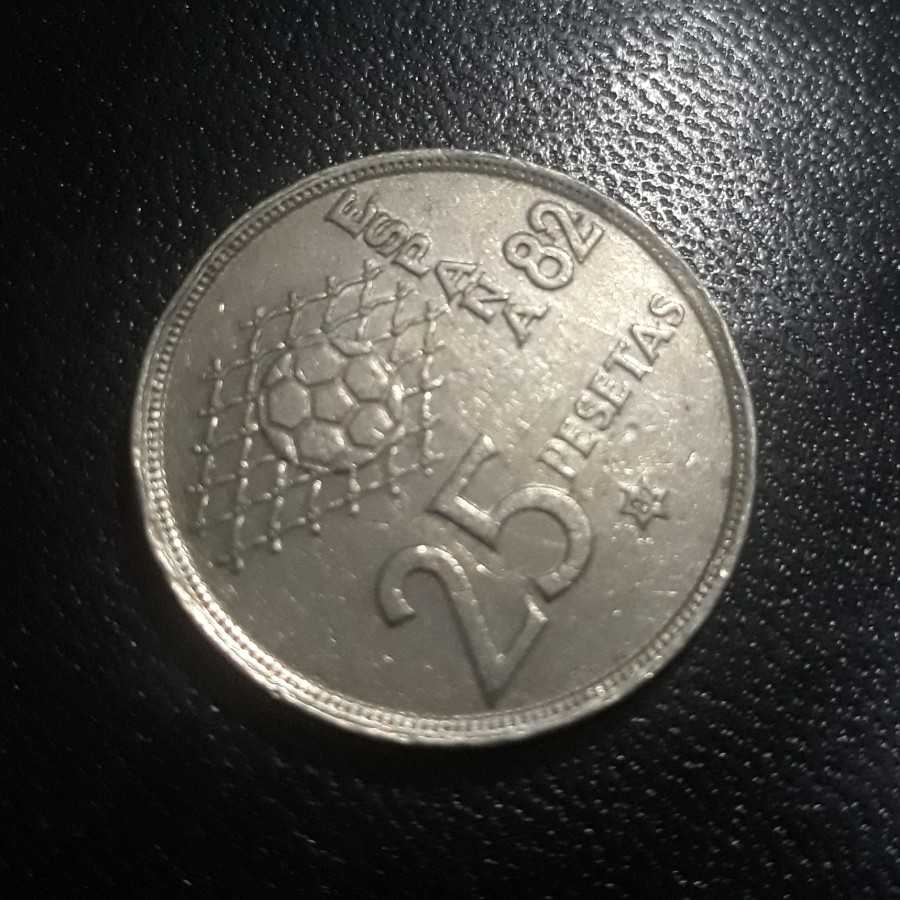 Spanyol ( Spain ) - 25 Pesetas 1980 ( 82 ) : Koin / Asing / Kuno
