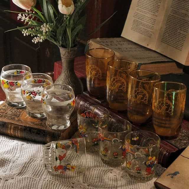 Gelas Minum Klasik Kuno Lawas Murah