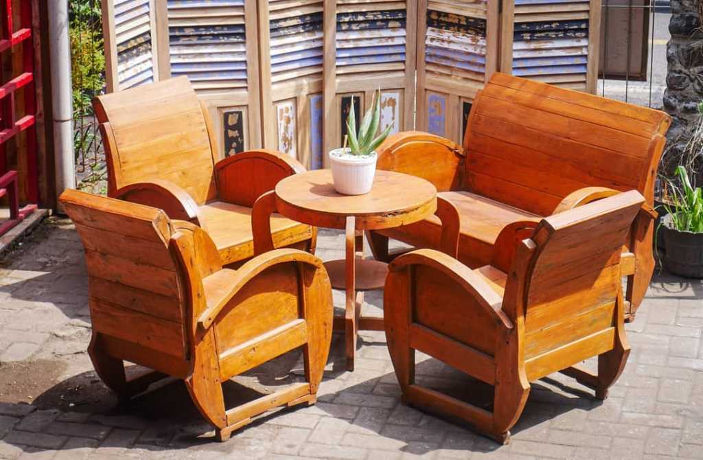 Kursi Tamu Babon Angrem Full Kayu