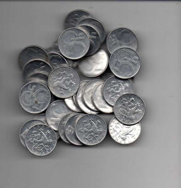 X033 Ceska Republik 50 H Tahun 1993 1 Pcs Kondisi Cukup bagus