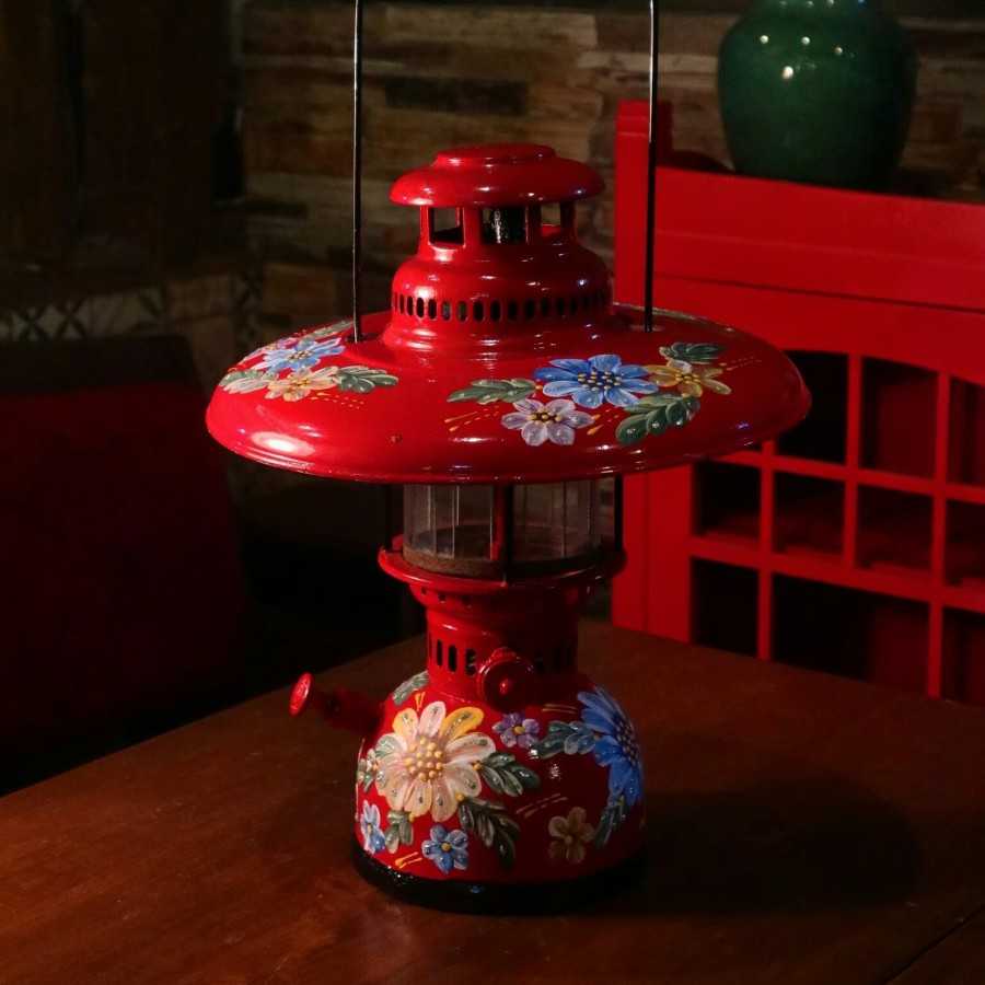 Lampu Petromak Lukis Klasik