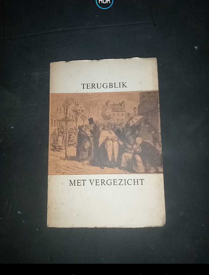 Buku Belanda 1960 - TERUGBLIK MET VERGEZICHT - Rertrospeksi -  Koleksi Karya Prosa Abad 19  - Terbitan Amsterdam - Antwerpen