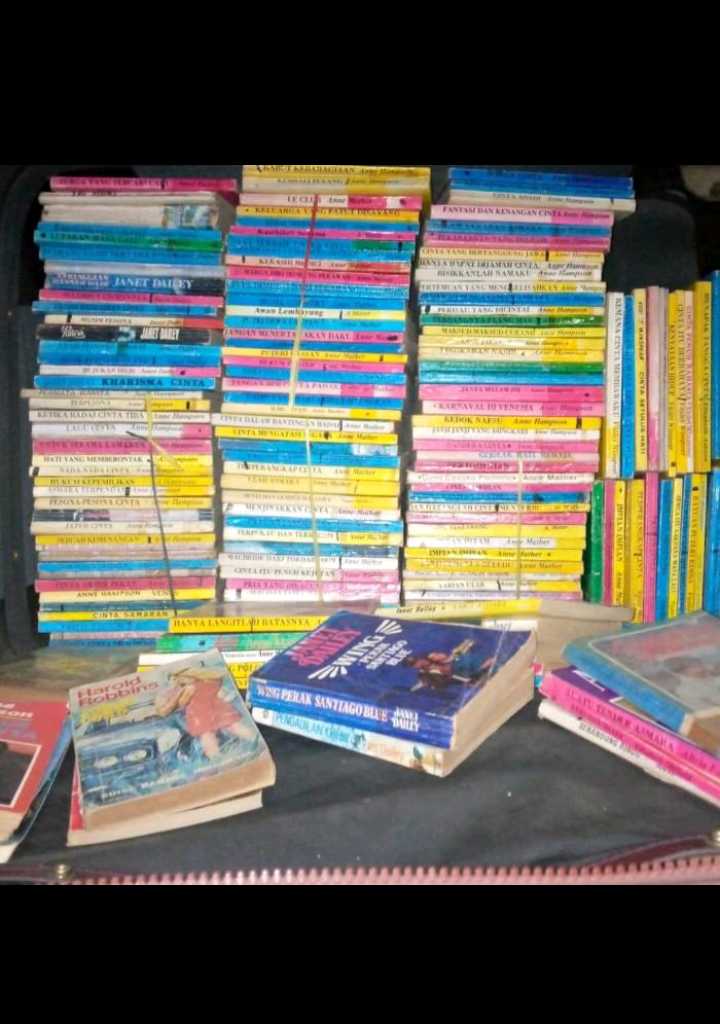 Diborongkan 170 Novel Jadul Roman 1980an /1,2 Juta saja..MURAHH..Ngumpulin 15 tahun tuh.