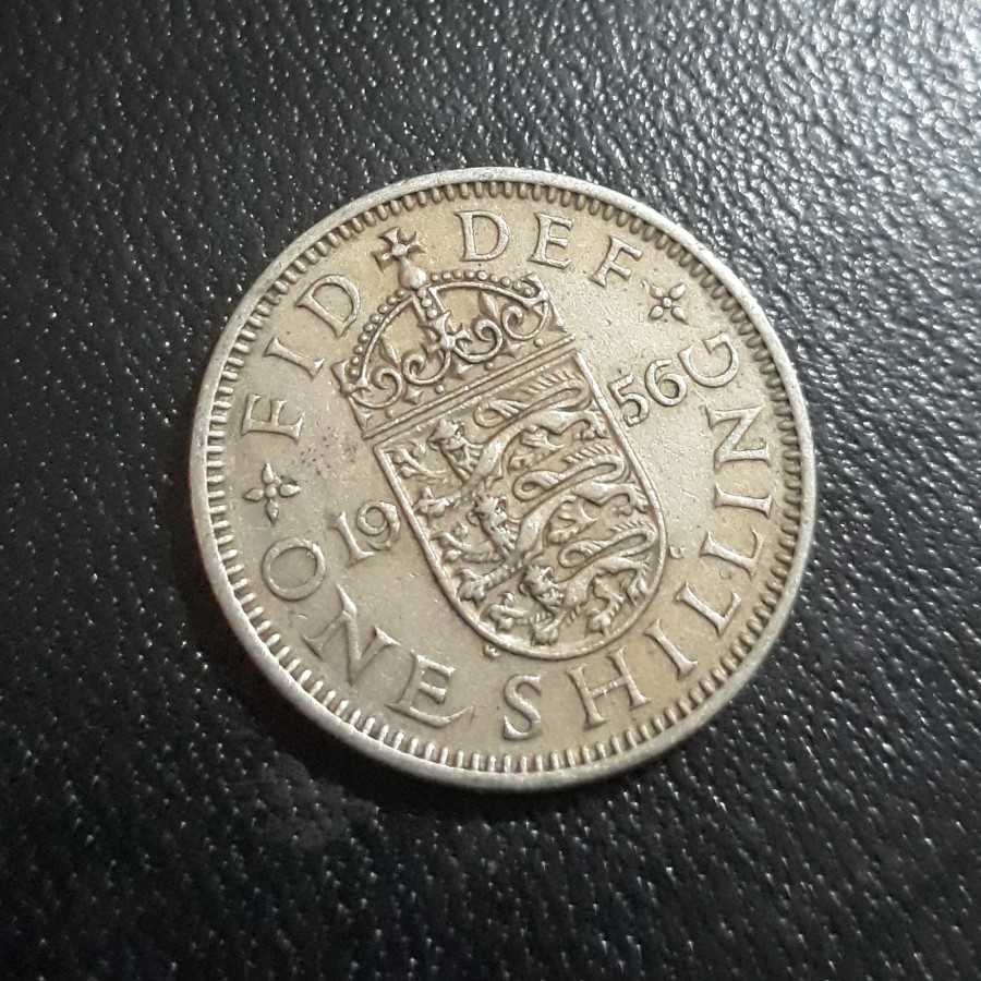 Britania Raya (Great Britain) - 1 Shilling 1956 KM904 : Koin / Asing