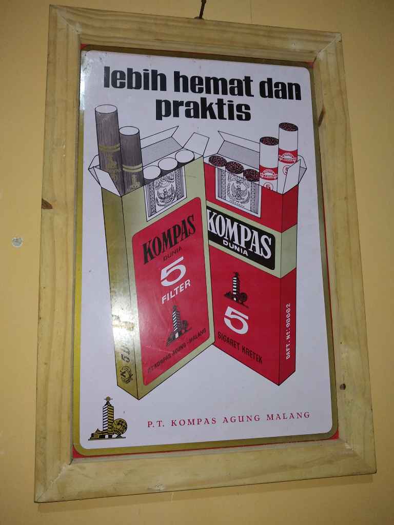 Iklan rokok kompas jadul (original)