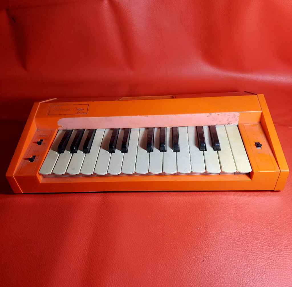 Mainan Anak Piano Warna Oranye 