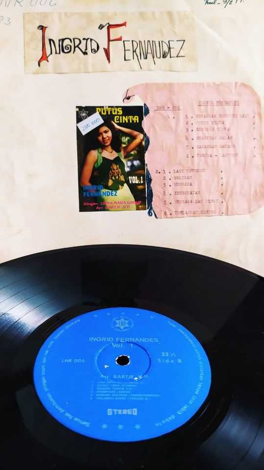 Piringan Hitam Album Koleksi Lagu Ingrid Fernandez