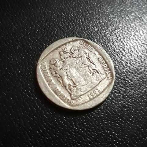 Afrika Selatan ( South Africa ) - 1 Rand 1992 : Koin / Asing / Kuno
