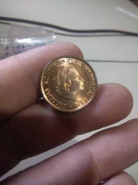 A1102 Belanda 5 Cent Tahun 1980 unc Lustre Sesuai foto