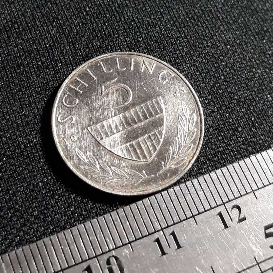 Austria - 5 Schilling 1993 : Koin / Asing / Uang Kuno