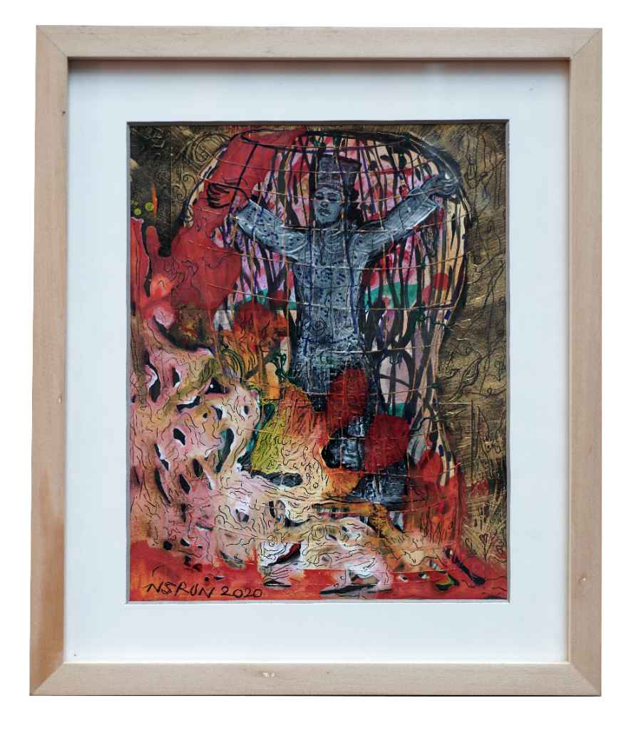 Lukisan Karya Nasirun #5 Carangan 2020 Leces [A014]