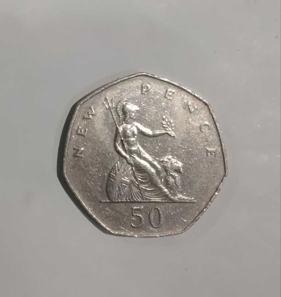 1978 Elizabeth II - 50 NEW PENCE
