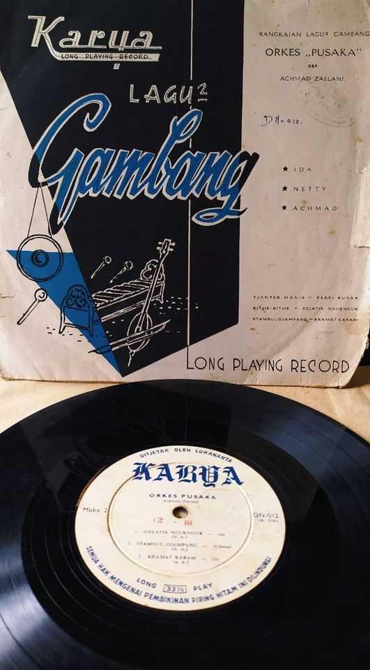 Piringan Hitam Karya Lagu - Lagu Gambang