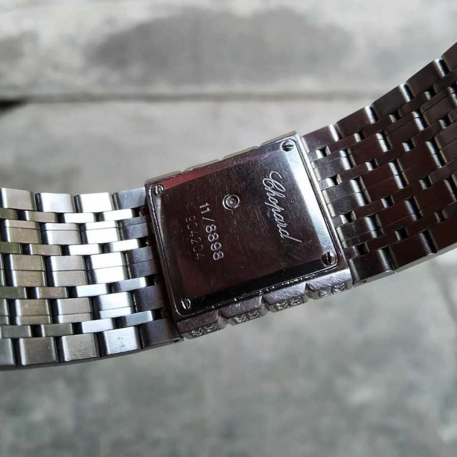 Jam Tangan chopard ice cube stell diamond