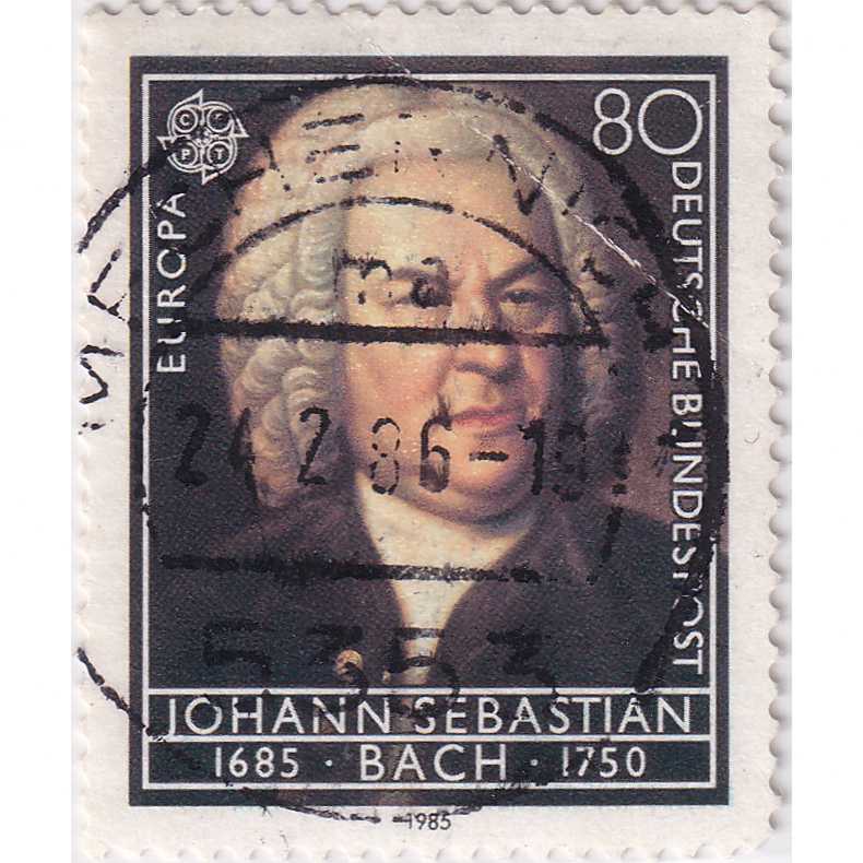 Prangko Germany 1985 - EUROPA Stamps - European Music Year 80Pfg Used