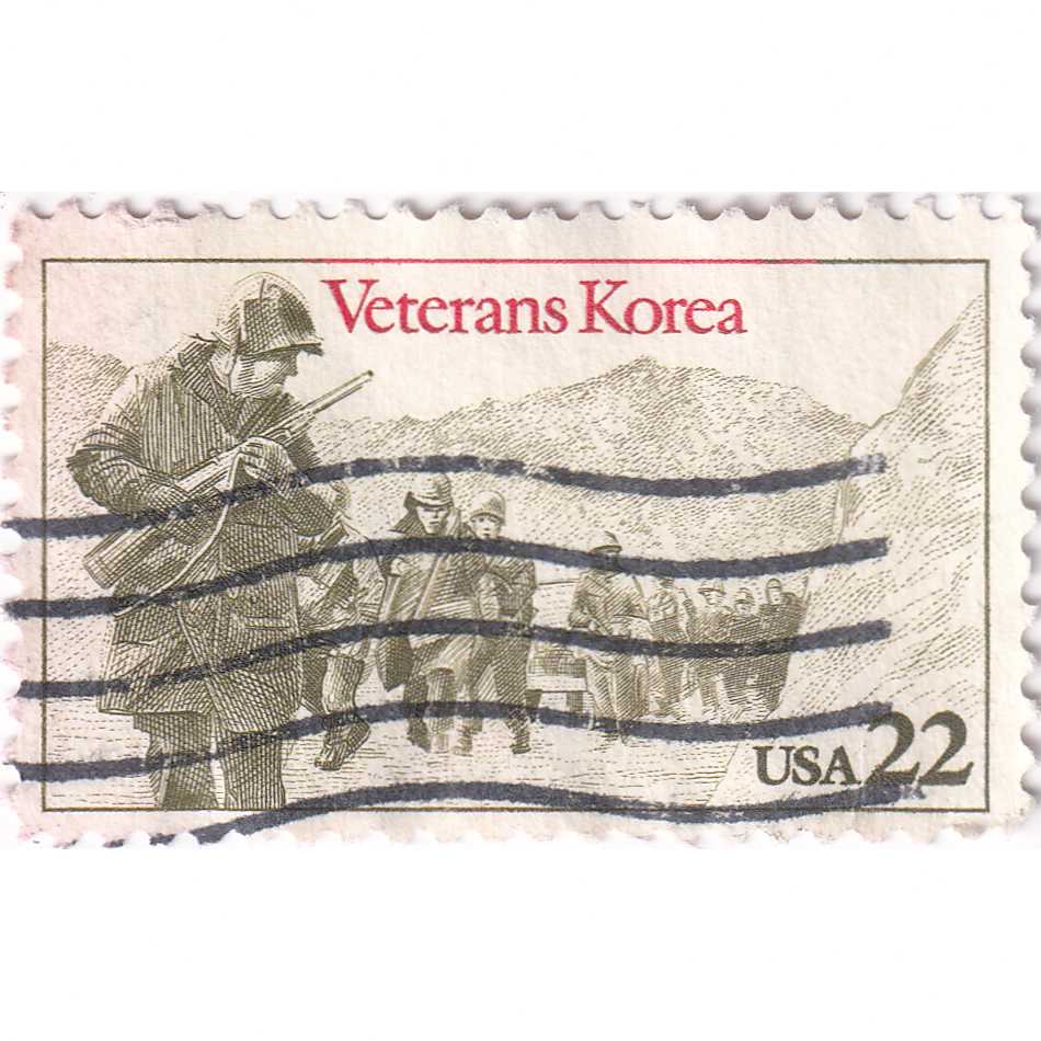 Prangko United States 1985 - Korean War Veterans Used