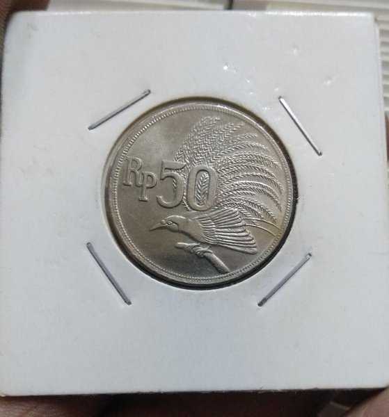 A1539 Per 1 Keping 50 Rupiah Tahun 1971 UNC Kinclong Lihat Diskripsi