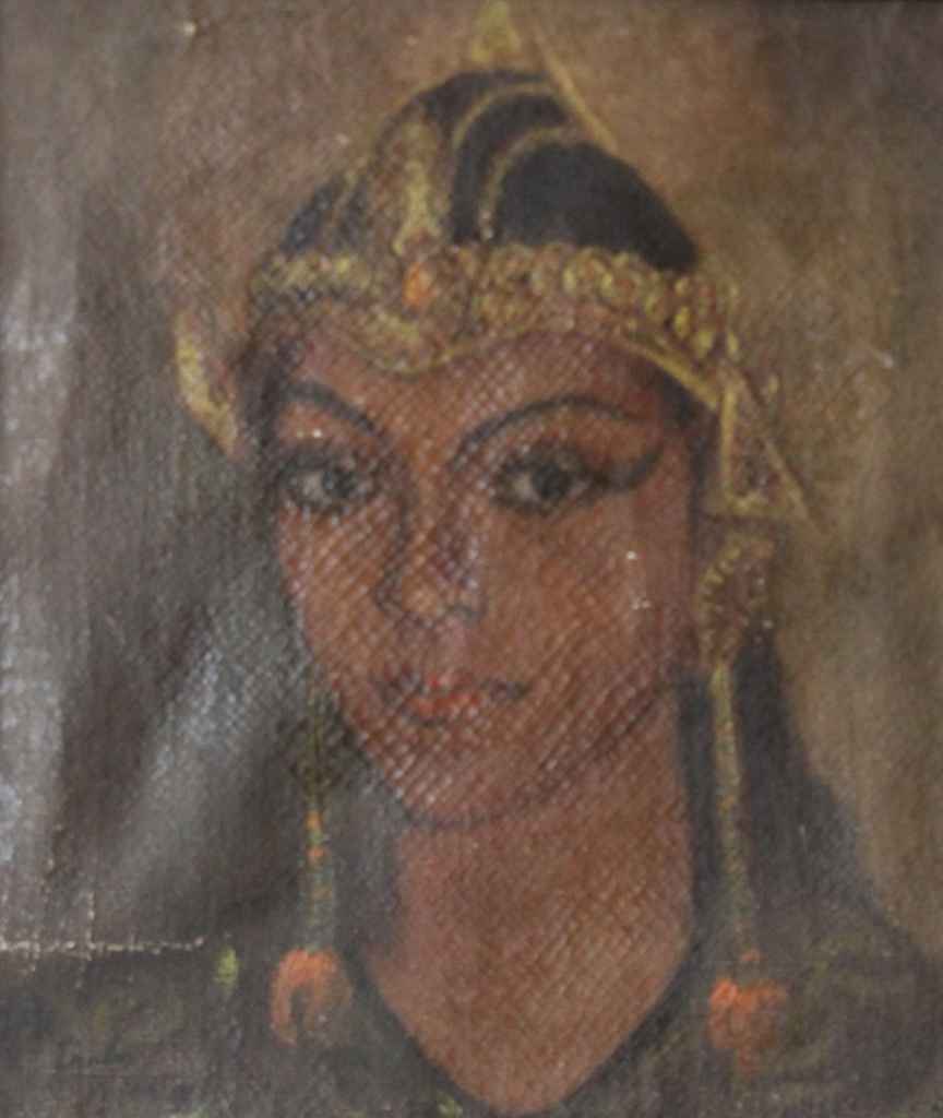 LUKISAN "GADIS WAYANG ORANG"