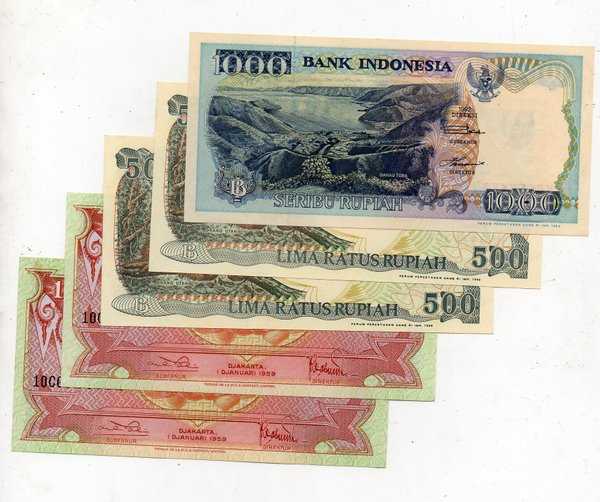 BL2752 Set Mahar Nikah 2020 Uang Kertas Indonesia 5 Lembar Kondisi Unc