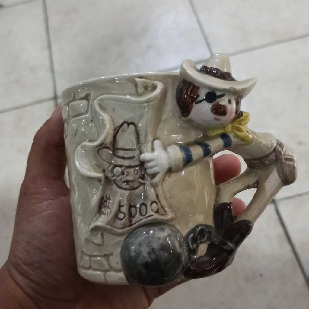 Gelas Unik Motif Coboy