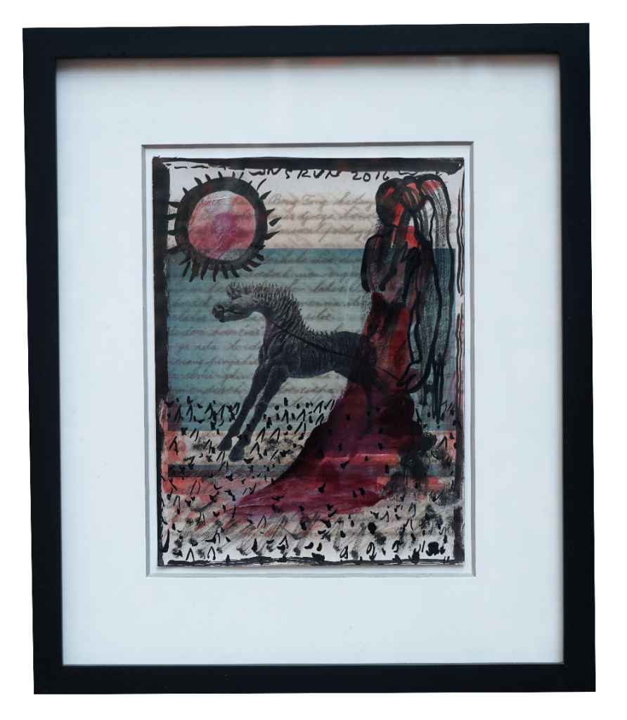 Lukisan Karya Nasirun #1 Carangan 2016 Leces [A012]