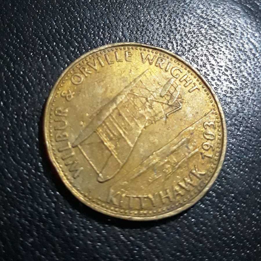 Token / Koin / Souvenir - Shell " KITTYHAWK 1903 "