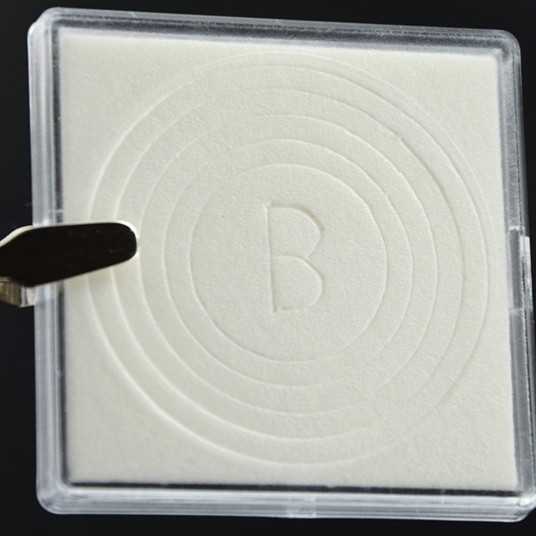 Pelindung koin Kapsul coin kotak 45 mm transparan busa bijian eceran