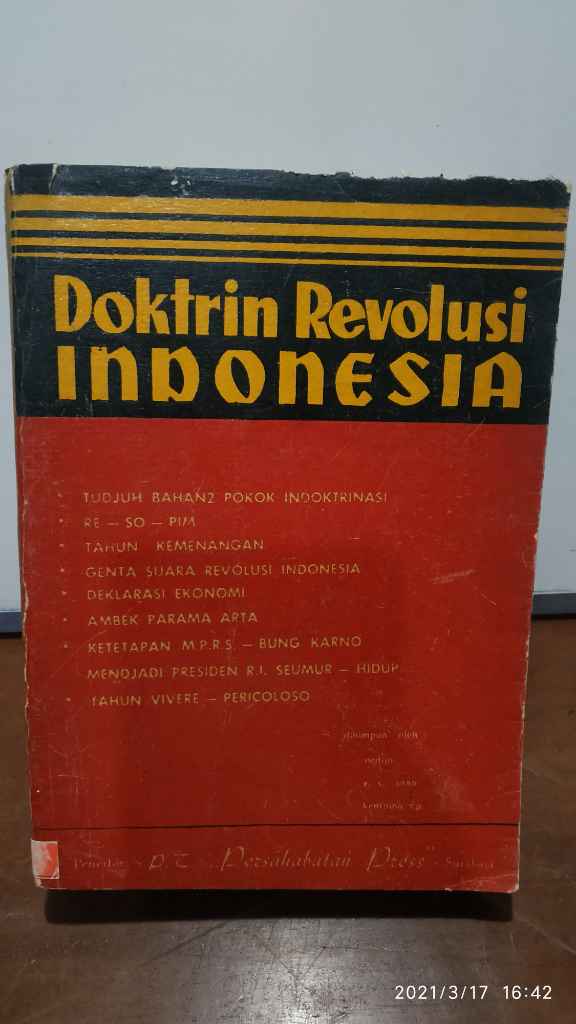 DOKTRIN REVOLUSI INDONESIA