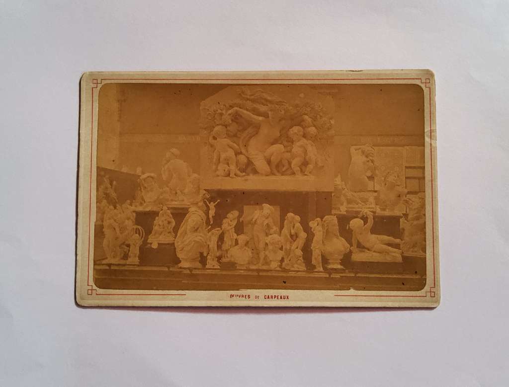 Foto antik / Foto kuno; estimasi tahun 1870-an awal; ukuran 16,5cm x 11cm