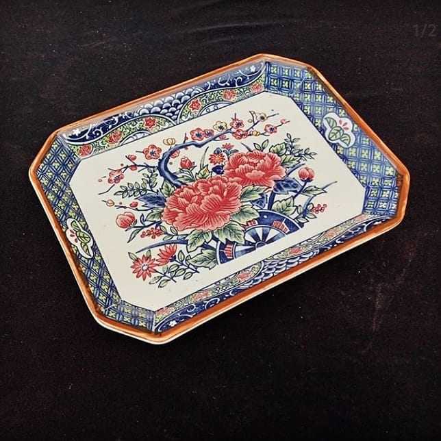 Piring Keramik Vintage Jepang