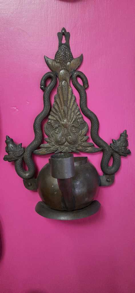 Lampu blencong brass