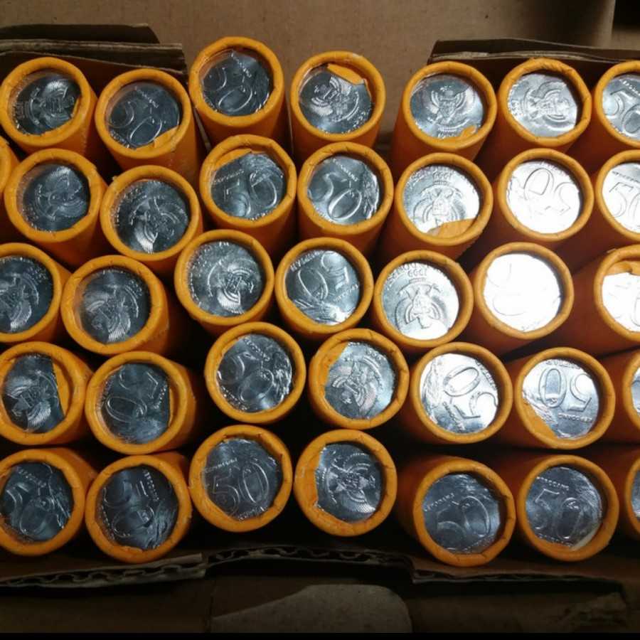 Roll asli 50 rupiah kepodang 1999 gress