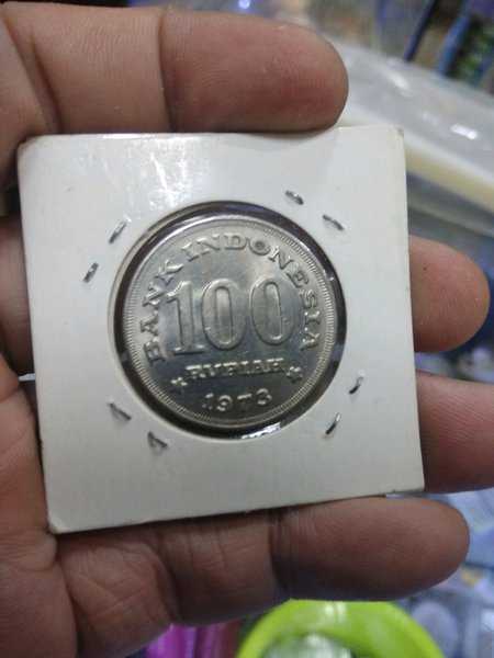 x593 indonesia 100 rupiah 1973 kondisi sesuai gambar