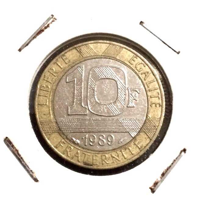 Perancis ( France ) - 10 Francs 1989 : Koin / Asing / Kuno