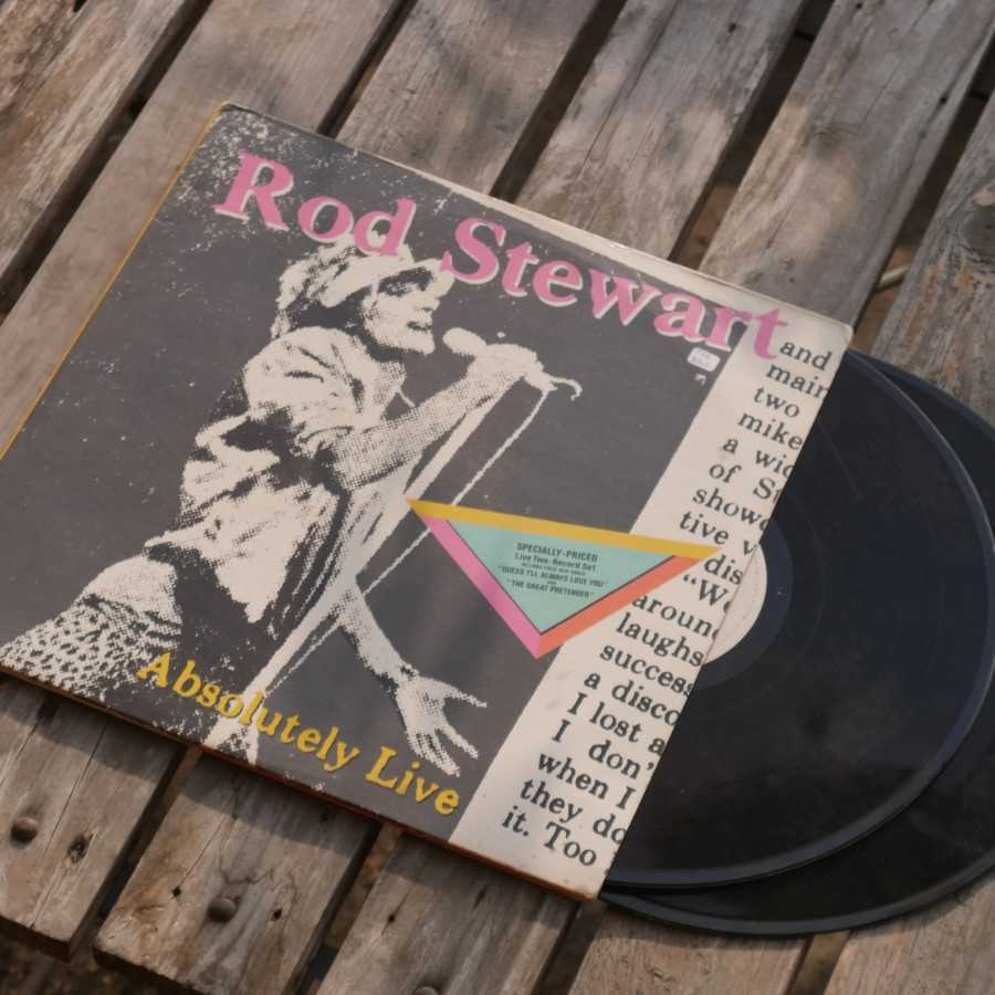 Piringan Hitam Rod Stewart - Absolutly Live 2 Lp