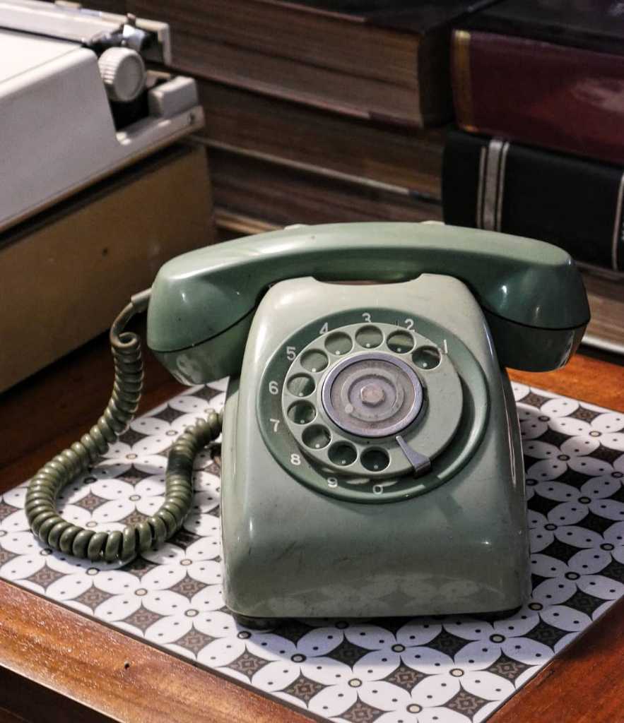 Rotary Dial Phone NEC Japan 80s Kondisi belum ditest