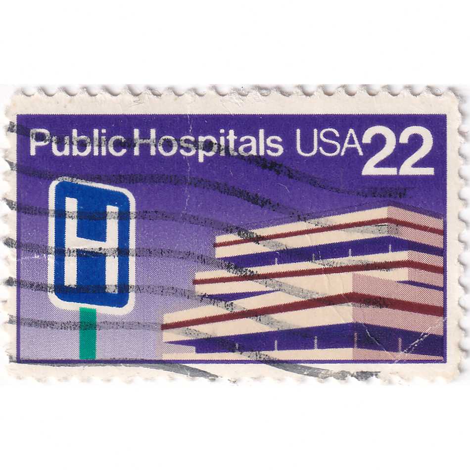 Prangko United States 1986 - Public Hospitals Used