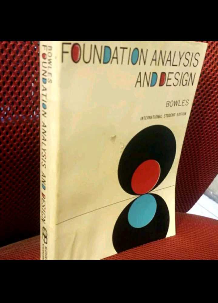 Buku Foundation Analysis and Design    By Bowles    INTERNATIONAL STUDENT EDITION.