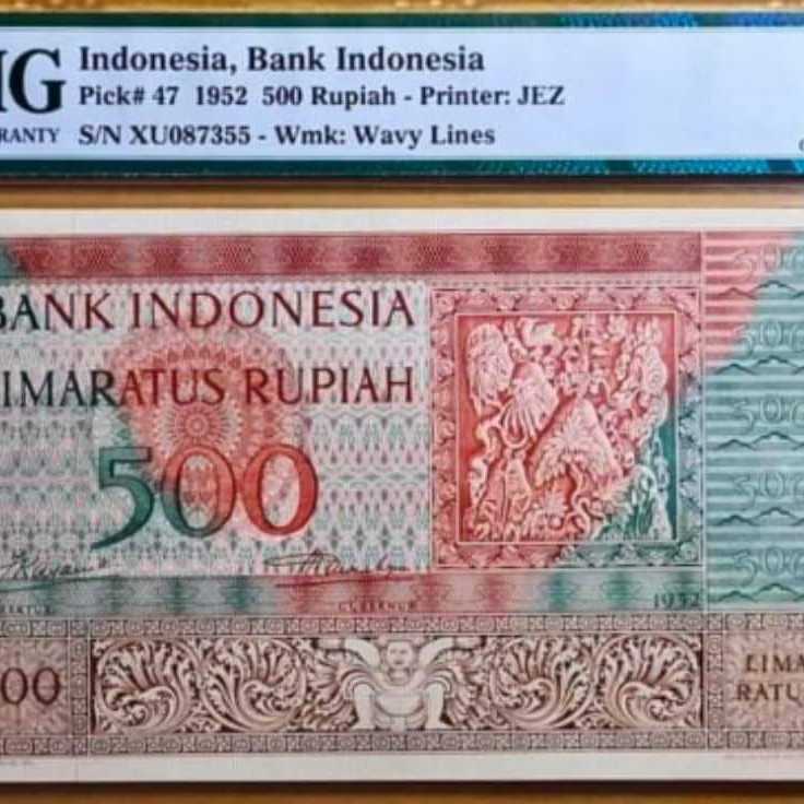 1952 Budaya 500 ( 2 Huruf) Pmg 65