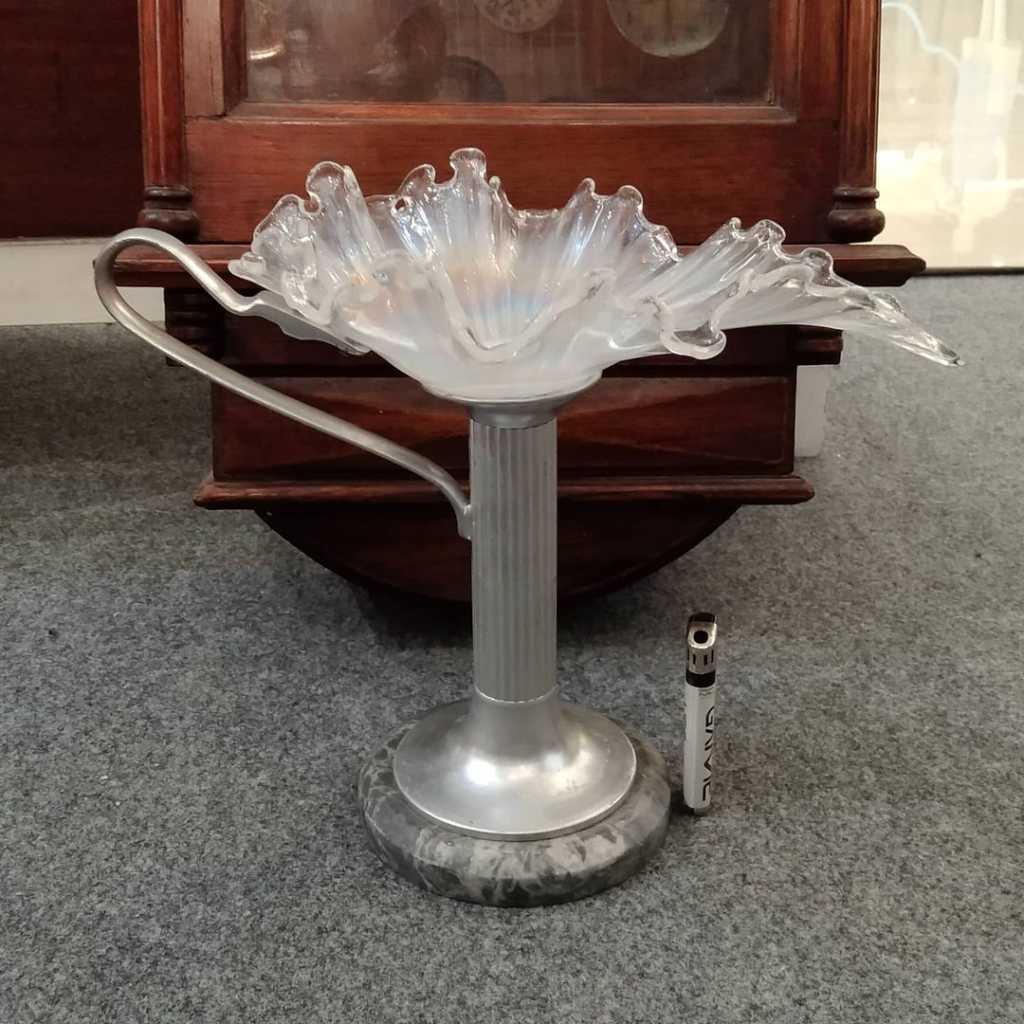 Tempat permen Rainbow milky kombinasi batu marmer hitam