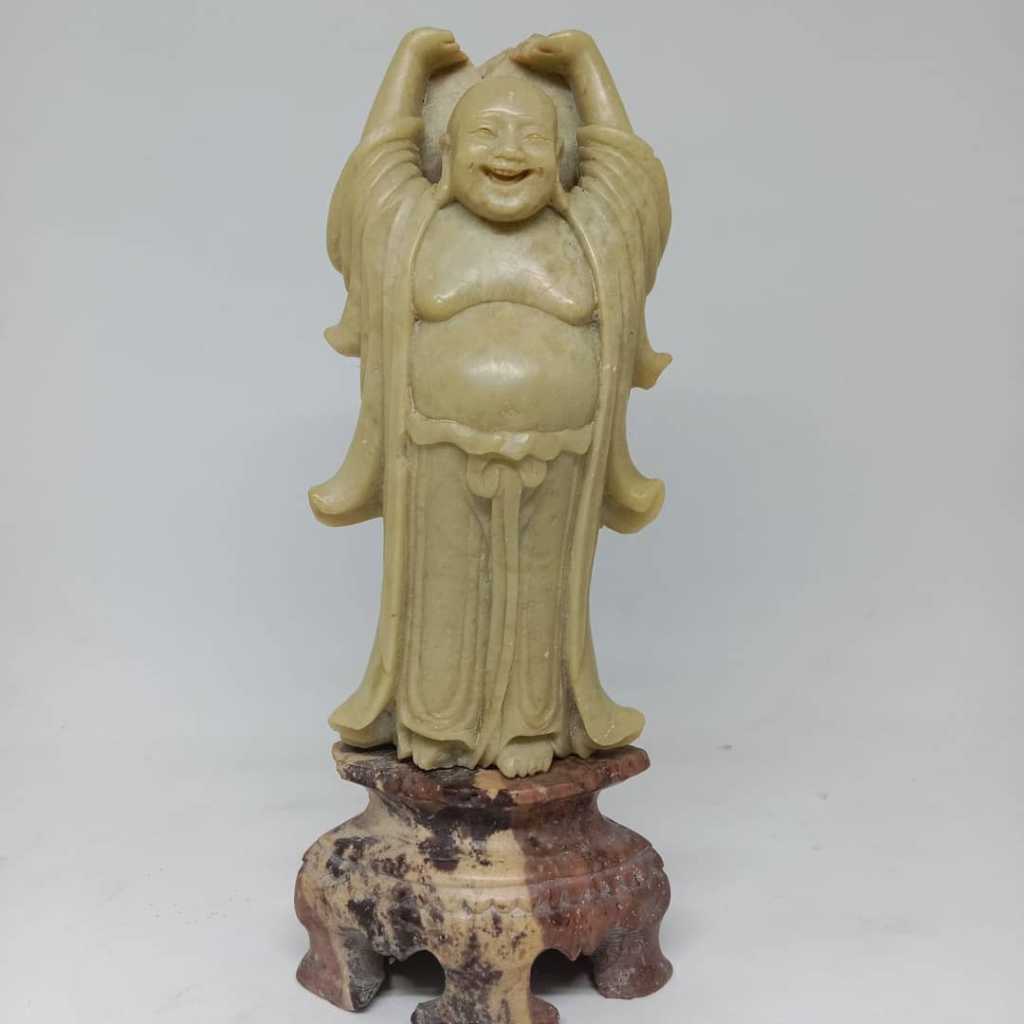 Julaihut bahan soap stone ukuran 21x9cm