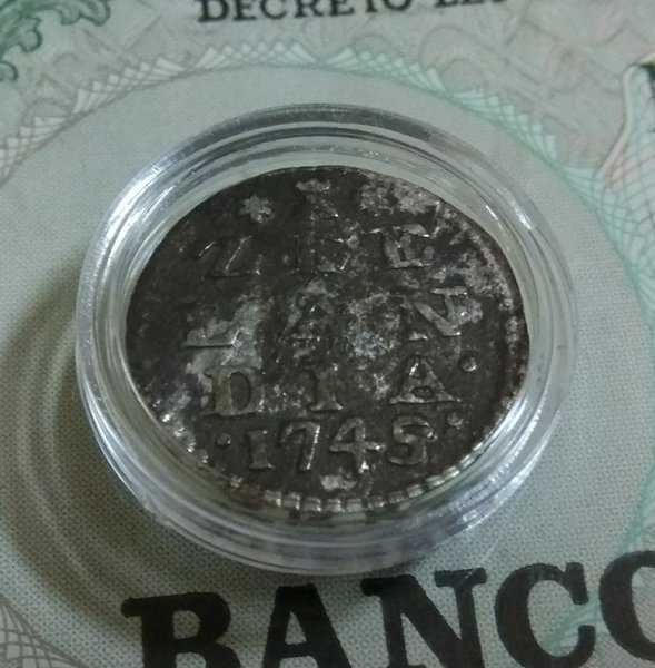 X 270 Netherlands Indies 2 Stuiver Perak Tahun 1745 Sudah Disikat Berikut Kapsul