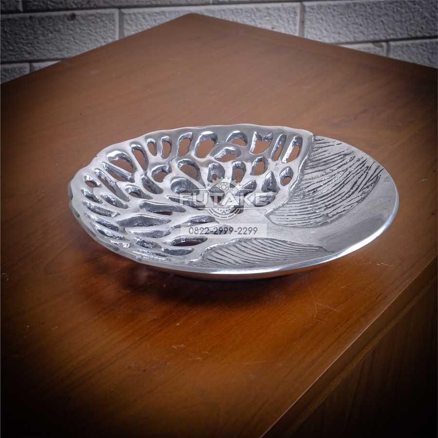 Piring Hias Alumunium